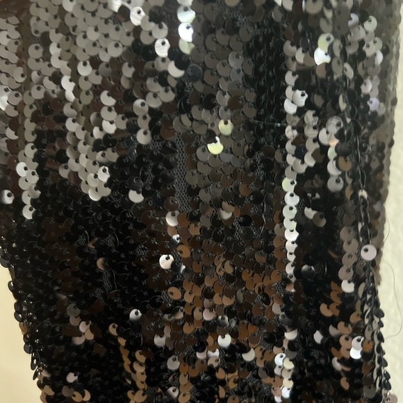 Shimmer In the Night Black Sequin Backless Mermaid Maxi Dress - Picture 6 of 11